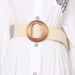 Women Braided Belts Summer Round Buckle Pp Straw Braided Belt Fashionable Casual Dress Decoration Elastic Waist Seal Female_viptrois.com