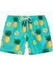 Four-Quarter Quick-Dry Beach Men With Mesh Plus Size Swim Shorts_viptrois.com