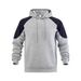 Men’s Color-Block Hooded Sweatshirt – Trendy Pullover With Contrast Panels & Relaxed Fit (Light Gray/Black/Khaki/Navy)_viptrois.com
