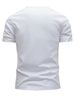 Maglietta Uomo 180g Cotone Puro Girocollo Stampa Aquila Traspirante Adatta Palestra Ufficio Outdoor Taglio Regolare Estivo_viptrois.com