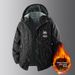 Men's Jacket Jacket Tooling Casual Outdoor Hooded Fleece Jacket Men's Jacket_viptrois.com