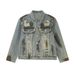Men's Clothing New Products Niche Trend Old Wasteland Style Heavy Industry Denim Suit Trend_viptrois.com