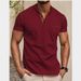 European And American Cross-Border Men's Short Sleeve T-Shirt Summer Youth Sports Casual Quick-Dry Stand Collar_viptrois.com