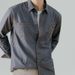 New Cross-border American Retro Denim Shirt Men's Pure Cotton Double Pocket Men's Shirt Tooling Style Long-sleeved Shirt Men's_viptrois.com