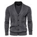 Man's Clothing Cardigan Men's V-neck Long Sleeve Sweater Men's Thick Sweater Hipster Men's Knitted Cardigan Coat_viptrois.com