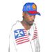 Men's American Style Graphic Letter Print Hooded Cardigan Sweatshirt with Pockets Loose Hip Hop Style Trendy Casual Sweatshirt_viptrois.com
