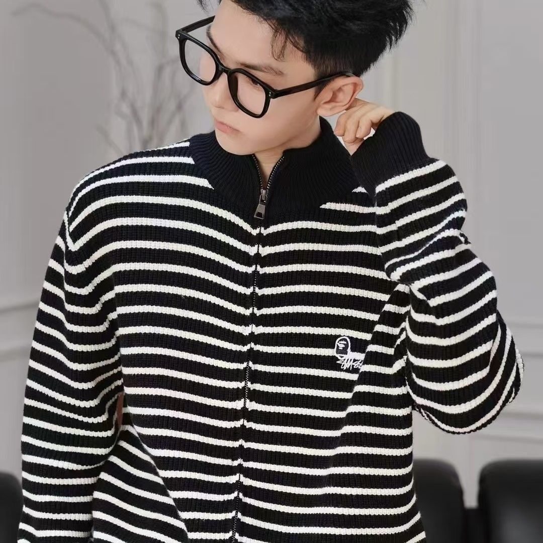 Men's And Women's Autumn Jacket Casual Sport Sweater Knitwear_viptrois.com