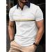 2024 New 3D Printed 4K Line Design Splicing Polo Shirt Summer Collar_viptrois.com