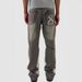 Vintage Patchwork Denim Jeans For Men – Distressed Washed Straight-Leg Hip-Hop Pants With Raw Hem & Streetwear Style_viptrois.com