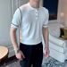 Men's Clothing Collared Knit Short Sleeved T Shirt Men's Slim Fit Collar Short Sleeve Knit T-Shirt – Contrast Trim, Breathable Cotton Blend For Summer_viptrois.com