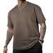 Men's Casual Short Sleeve T-Shirt - Summer Loose Fit Round Neck Tee With Floral Print (White, Gray, Black, Orange, Brown, Navy Blue)_viptrois.com