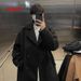 New High-End 2024 Mid-Length Trench Woolen Overcoat Men's Thickened Trendy Brand Autumn Winter British Style Coat_viptrois.com