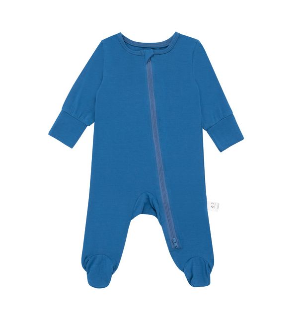 Modal Newborn Baby Jumpsuit With Feet And Hands For Boys And Girls With Double Zipper Long Sleeves Crawling Clothes Thin And Cute_viptrois.com