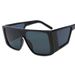 Men's Sunglasses One Piece Sunglasses Large Frame Sunglasses One Piece Sunglasses Fashionable Square Glasses_viptrois.com