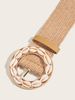 Women Braided Belts New Beach Holiday Style Shell Buckle Pp Straw Woven Ladies Decorative Belt_viptrois.com