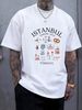 Istanbul T Shirt Turkish Landmarks Turkiye Clothes Turkey Soft And Comfortable Stretched Streetwear Breathable Casual Designer Clothes Homme_viptrois.com