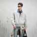 Trendy High Street Flight Collar Jacket, Autumn, Versatile Casual, Loose-fitting, Men's Fake Two-piece_viptrois.com