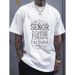 Pure Cotton 100% Men's T-Shirt in Sr Christians Design with Bibl in Spanish_viptrois.com