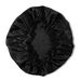 Lace-Trimmed Satin Sleep Cap - Elastic Dome Hair Protector For Nighttime Beauty Care & Shower Use_viptrois.com