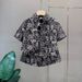 Mother & Kids Summer Short Sleeved Thin New Style Hong Kong Style Clothes For Small And Medium Sized Children's Summer Handsome Shirt Suit_viptrois.com