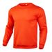 2026 Men's And Women's Trendy Casual Solid Color Round Neck Long Sleeve Pullover Sweatshirt, Print Hoodie With_viptrois.com