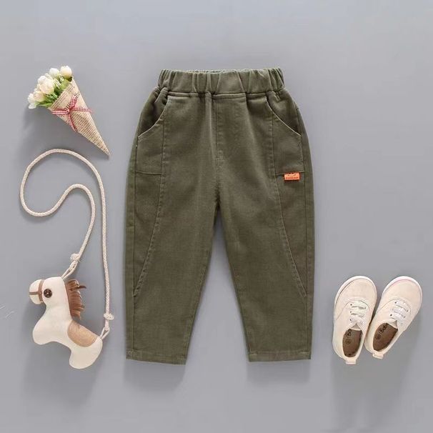 Toddler Girls Clothing Spring And Autumn Thin Cotton Trousers Children's Baby Pants Small And Medium Children's Casual Pants_viptrois.com