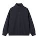 American Heavy-duty Half-zipper Sweater Men's Spring And Autumn Texture Loose Long-sleeved Bottoming Shirt Pullover Stand-up Collar Jacket Trend_viptrois.com