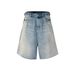 Men's Clothing Women's Spring And Summer New Cat Whiskers Torn Trousers For Men And Womenskater Distressed Raw Edge Denim Shorts_viptrois.com