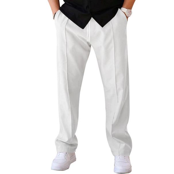 Men's Clothing Trousers Spring And Summer Loose Straight Sports Casual Trousers_viptrois.com