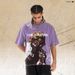 American Vintage Singer Portrait All-over Print Washed Distressed Loose One-piece Cut Short-sleeve T-shirt_viptrois.com