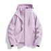 Autumn Winter Outdoor 3-in-1 Jacket For Men And Women Windproof Water-Resistant Dopamine Color Hooded Coat_viptrois.com