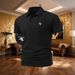 Classic Men's Polo Shirt Horse Riding Embroidery Embellishment Casual Business Dual Style_viptrois.com