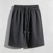 Men's Clothing Ice Silk Shorts Jacquard Wheat Ear Pattern Breathable Loose Plus Size Casual Straight Leg Summer Five Point Pants_viptrois.com