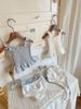Baby Girls' Bikini Swimsuit Set - 3-Piece Ruffle Sleeveless Tankini With Skirt_viptrois.com
