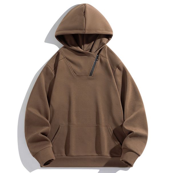 Hooded Sports Suit Men's 2025 Autumn And Winter New Trend Knitted Pullover Sweatshirt Sweatpants Casual Two Piece Suit_viptrois.com