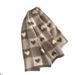 2024 new style net red knitted love scarf female autumn and winter black and white plaid soft student cute thickened neck scarf_viptrois.com