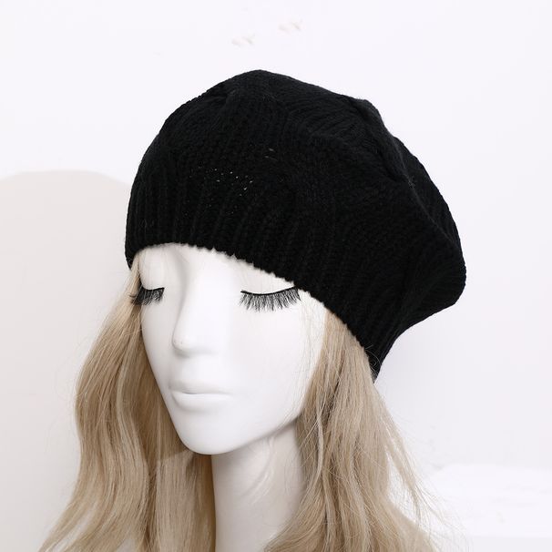 Korean Style Spiral Pattern Beret New Hollow Breathable Trendy Fashion Artist Hat Women Versatile Internet Celebrity_viptrois.com