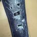 Men's Slim Fit Blue Distressed Jeans – Stylish Ripped & Stitched Denim Pants (Mid-Rise, Straight Leg, Casual & Streetwear)_viptrois.com