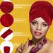 Hot diamond velvet turban hat hot sale women's forehead cross head hat Velvet turban_viptrois.com