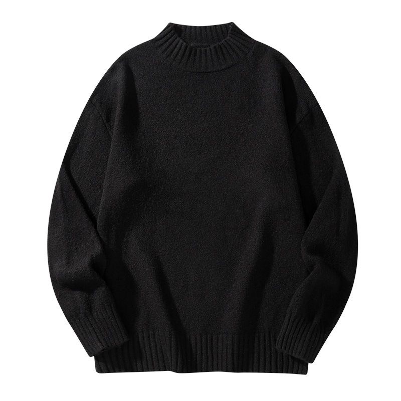 Men's Solid Color & Striped Jacquard Sweater – Casual & Business Pullover For Autumn & Winter_viptrois.com