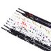 Ink-splashed shoelaces Men's and women's flat fit LACES rope canvas shoes board shoes_viptrois.com