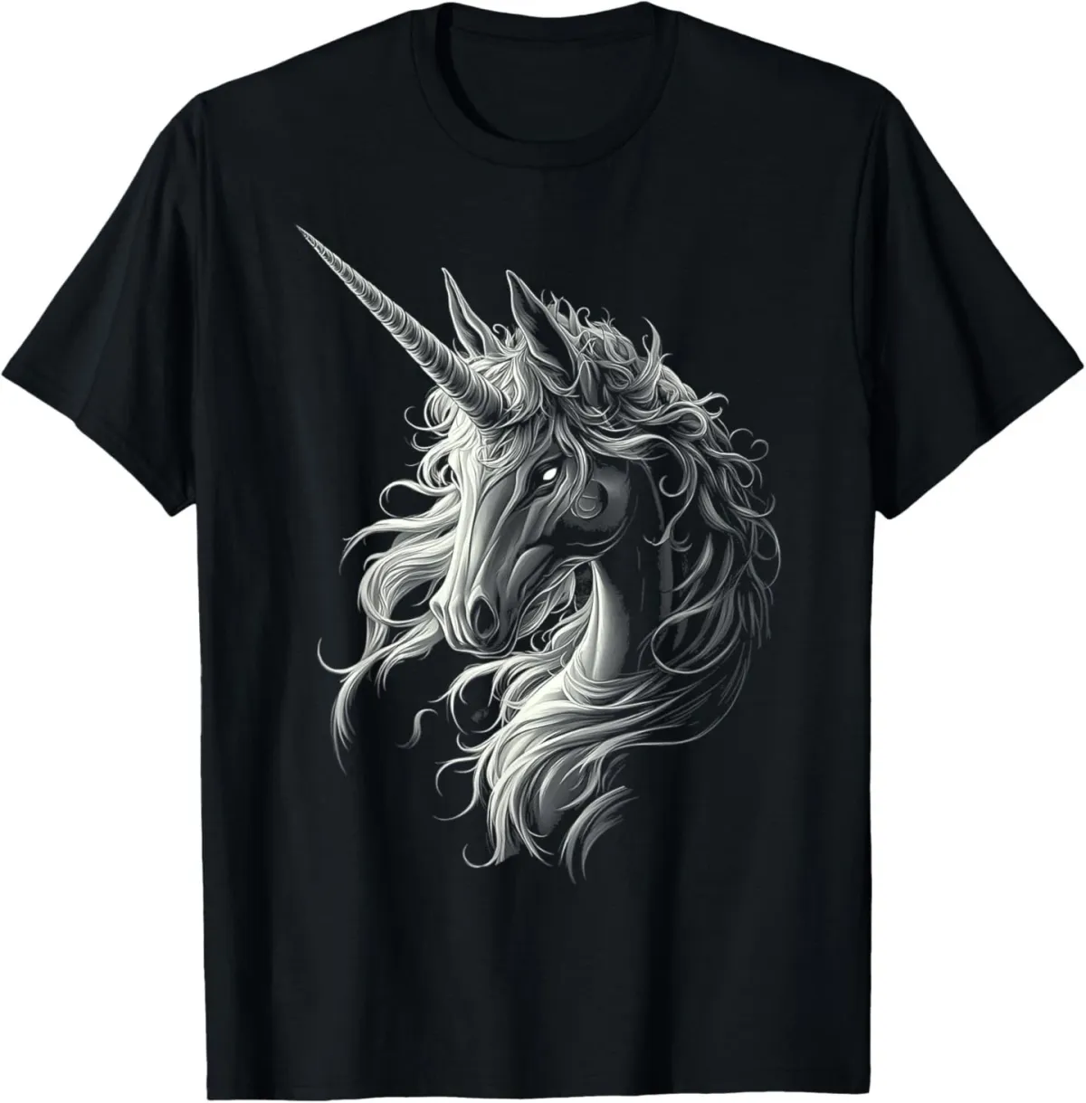 Unicorn Mythical Graphic Fantasy Art Unicorn T-Shirt Mens Womens Tees Top_viptrois.com