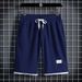 Men's Summer Casual Loose Fashionable Trendy Brand Five Point Pants Korean Style Simple Popular Versatile Shorts_viptrois.com