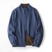 Timeless Linen Work Jacket – Reversible Stand Collar Coat For Effortless Sophistication_viptrois.com