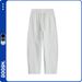 "Unisex Banana-Cut Straight-Leg Sweatpants - 3D Tailored Curve Blade Design For Spring/Fall, Relaxed Fit Casual Pants With Streetwear Aesthetic_viptrois.com