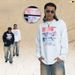 Print Long-sleeve T-shirt For Men, New Spring Casual Base Shirt, Fitness Sports Crew Neck Top_viptrois.com