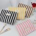 Berger Luggage Managed Supply Exclusively For Striped Cosmetic Bag Hand Held Large Capacity Wash Storage_viptrois.com