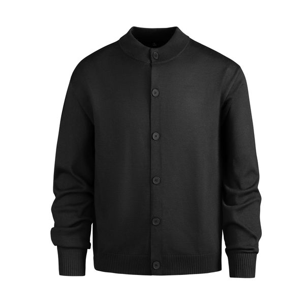 Men's Knit Cardigan Long Sleeve Oversized Casual Sweater Fall Fashion Comfortable Open Front Coat Fashion Trends_viptrois.com
