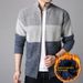 Loom Cross-Border Foreign Trade Dropshipping Autumn Winter Men's Zipper Fleece Lined Thickened Knitted Cardigan Stand Collar_viptrois.com