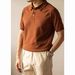 Men's Slim Fit Short Sleeve Polo Shirt - Breathable & Lightweight Knit T-Shirt For Summer - Business Casual & Everyday Wear_viptrois.com